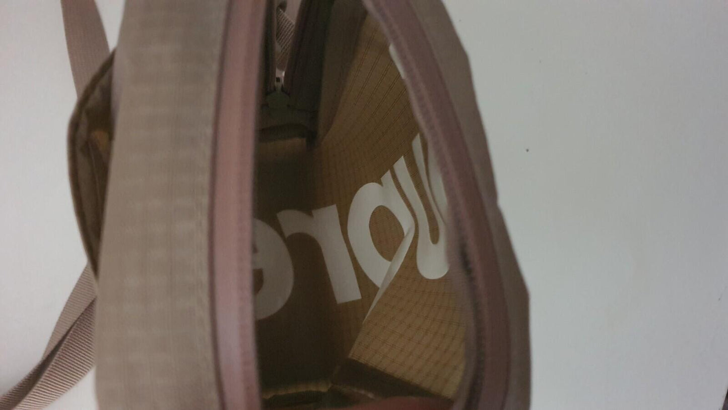 SS21 Supreme tan neck pouch shoulder bag water resistant