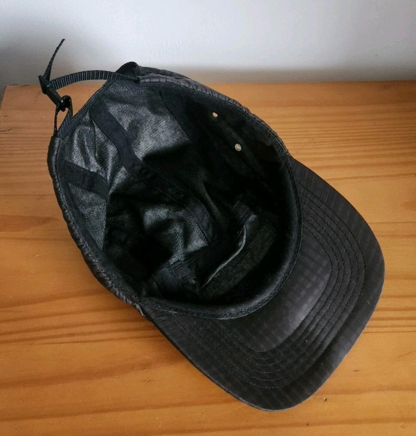 SS21 Supreme Metallic Check Camp Cap Black
