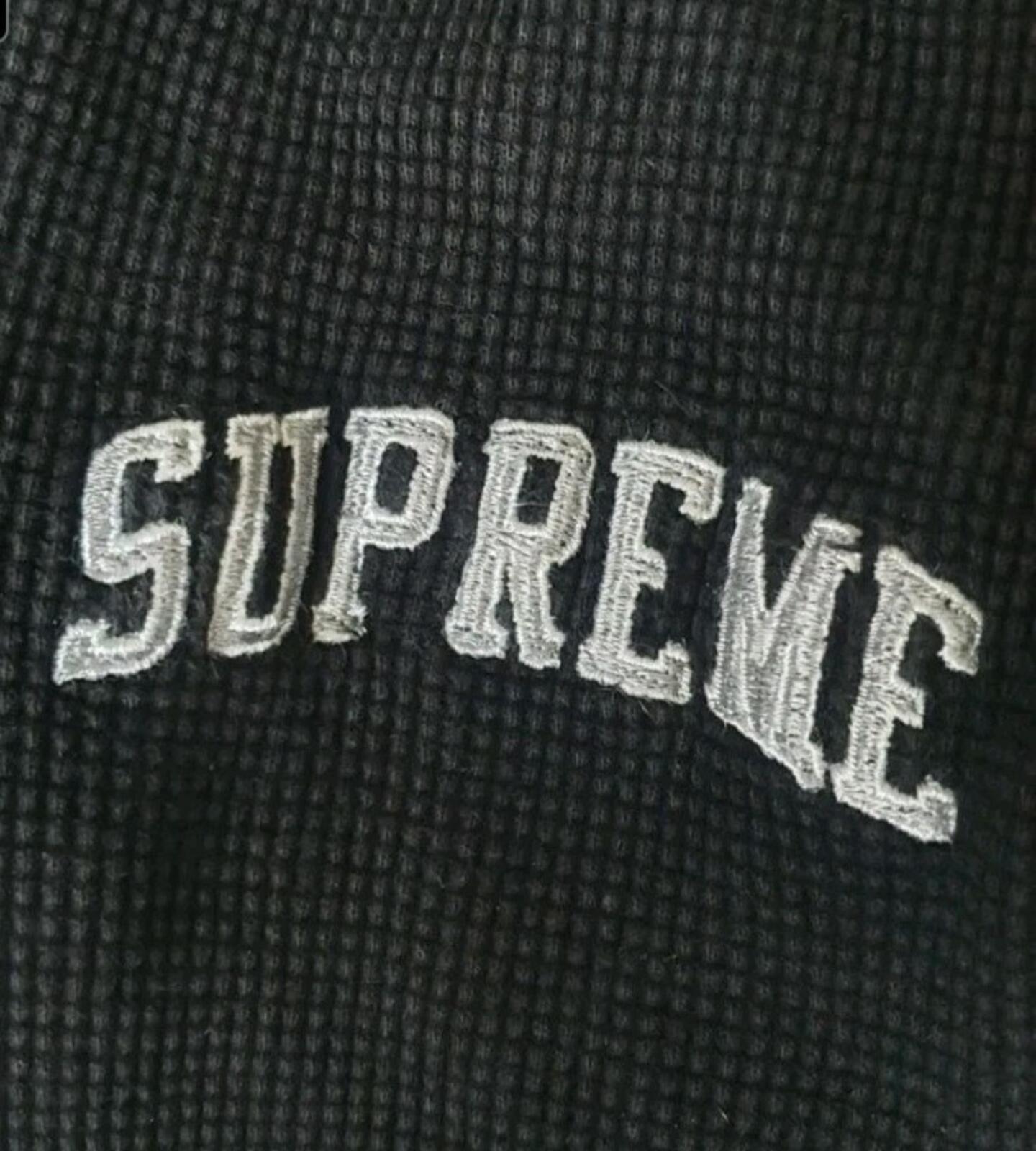 SS19 Supreme x NFL x Raiders x '47 thermal crewneck black size M medium