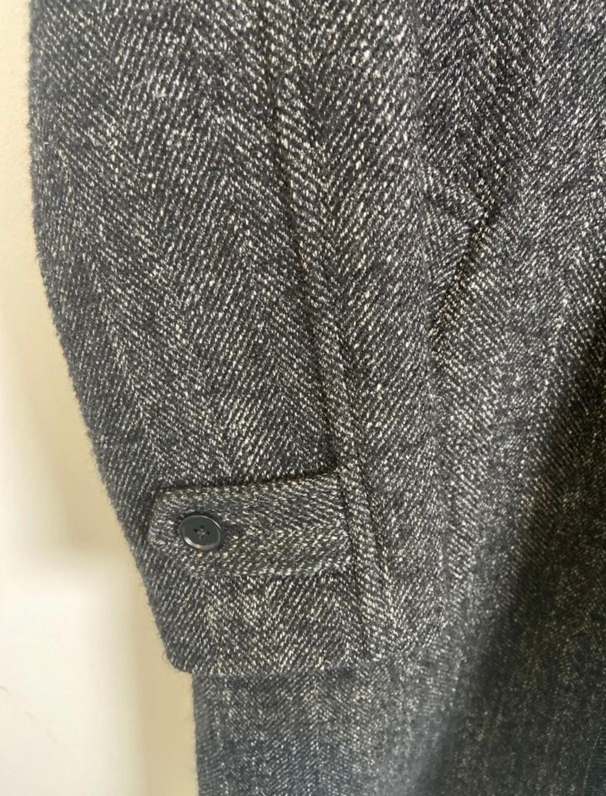 FW18 Supreme Wool Trench Coat Suri Alpaca Loro Piana RRP $648 Herringbone Size S