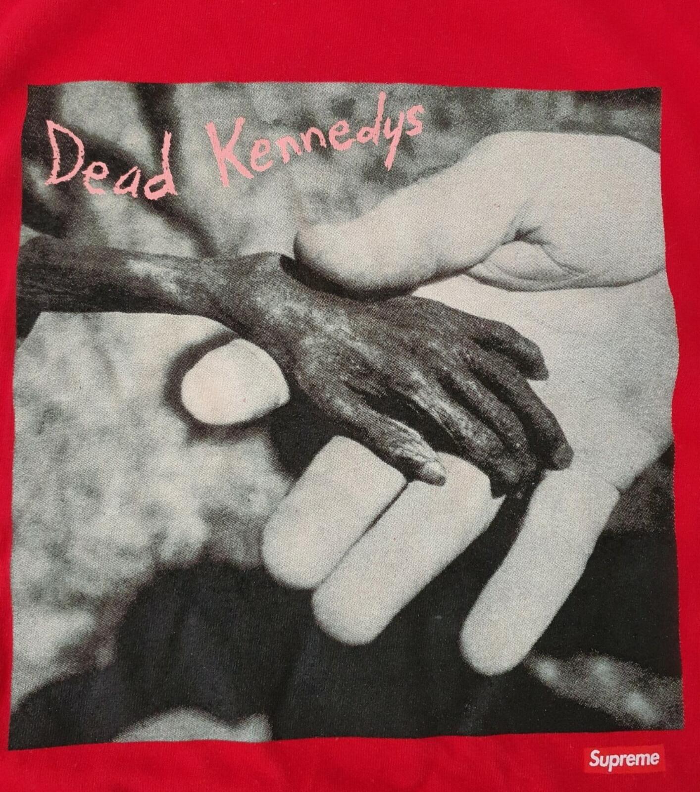 SS14 Supreme x Dead Kennedys red tee Size XL T-shirt Rare