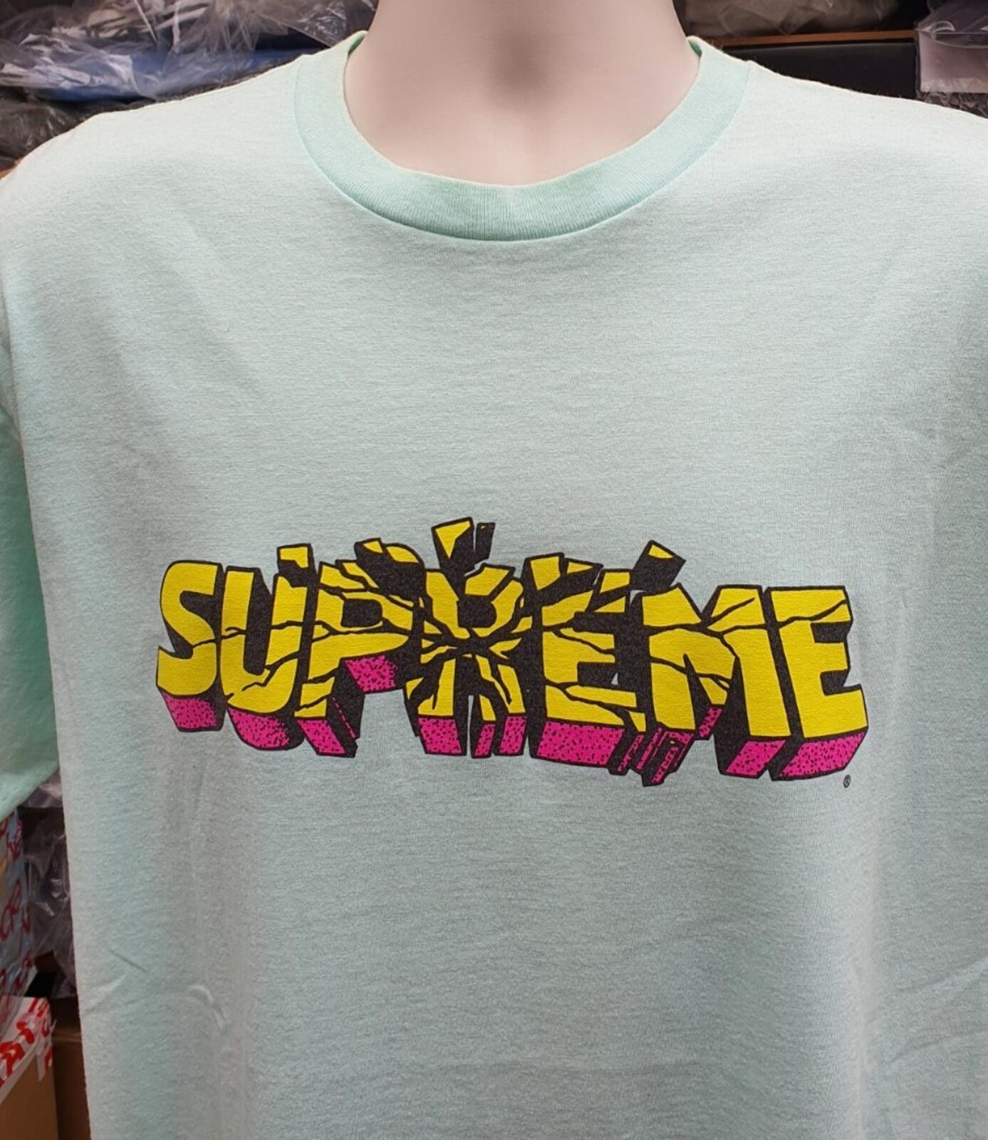 FW08 Supreme Hulk Smash Logo Tee Size L