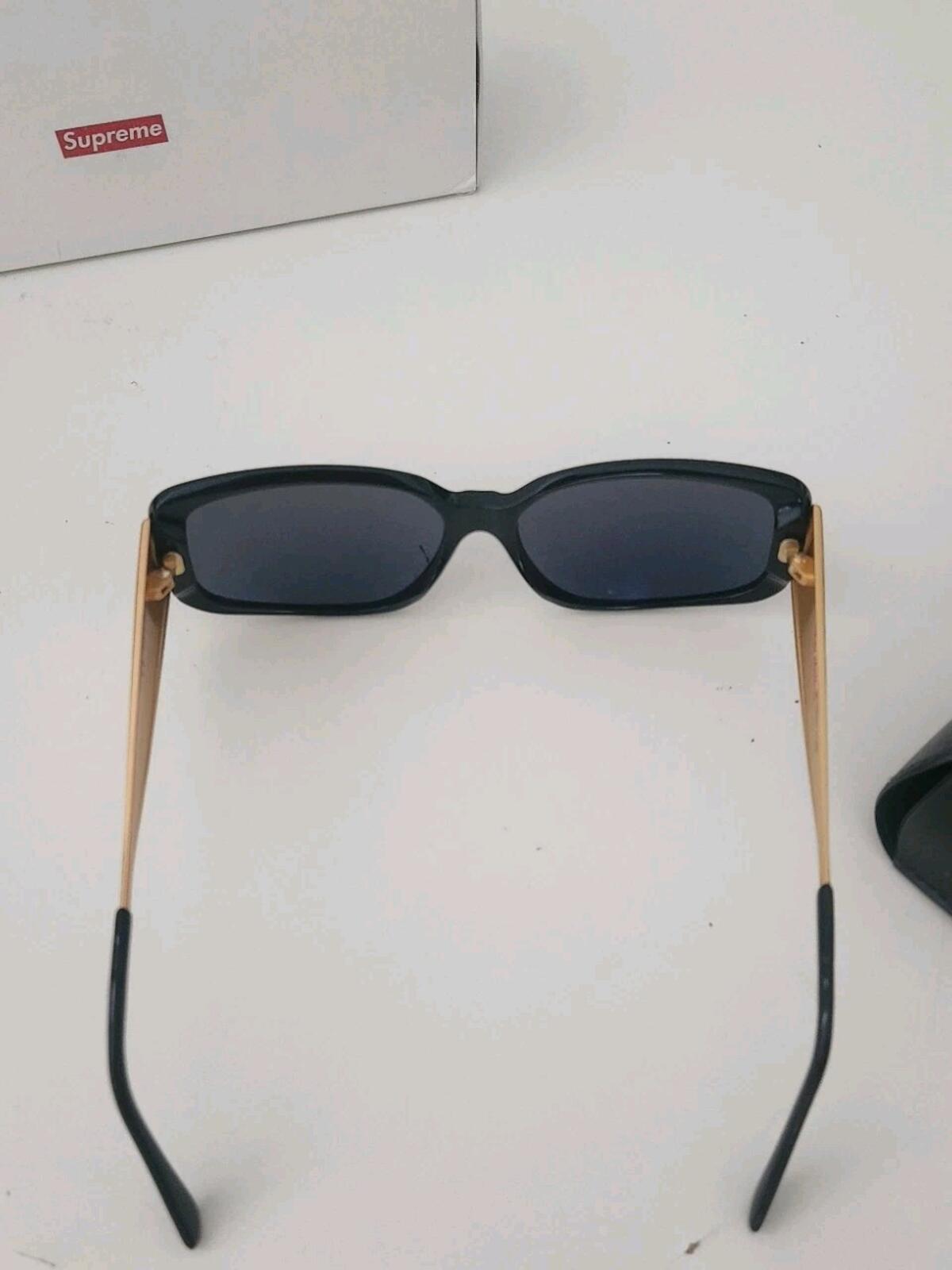 SS17 Supreme Royce sunglasses RRP £168 Black Gold Made in Italy New Handmade