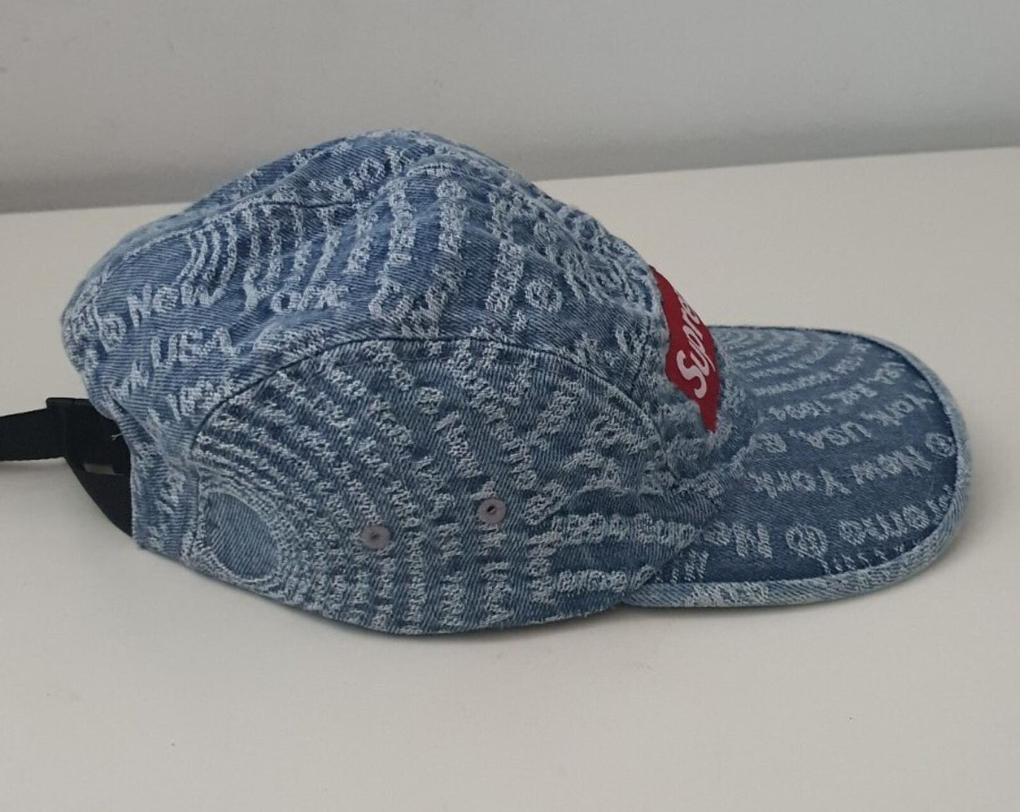 Gorra Camp Jacquard Supreme Circles FW21 Azul
