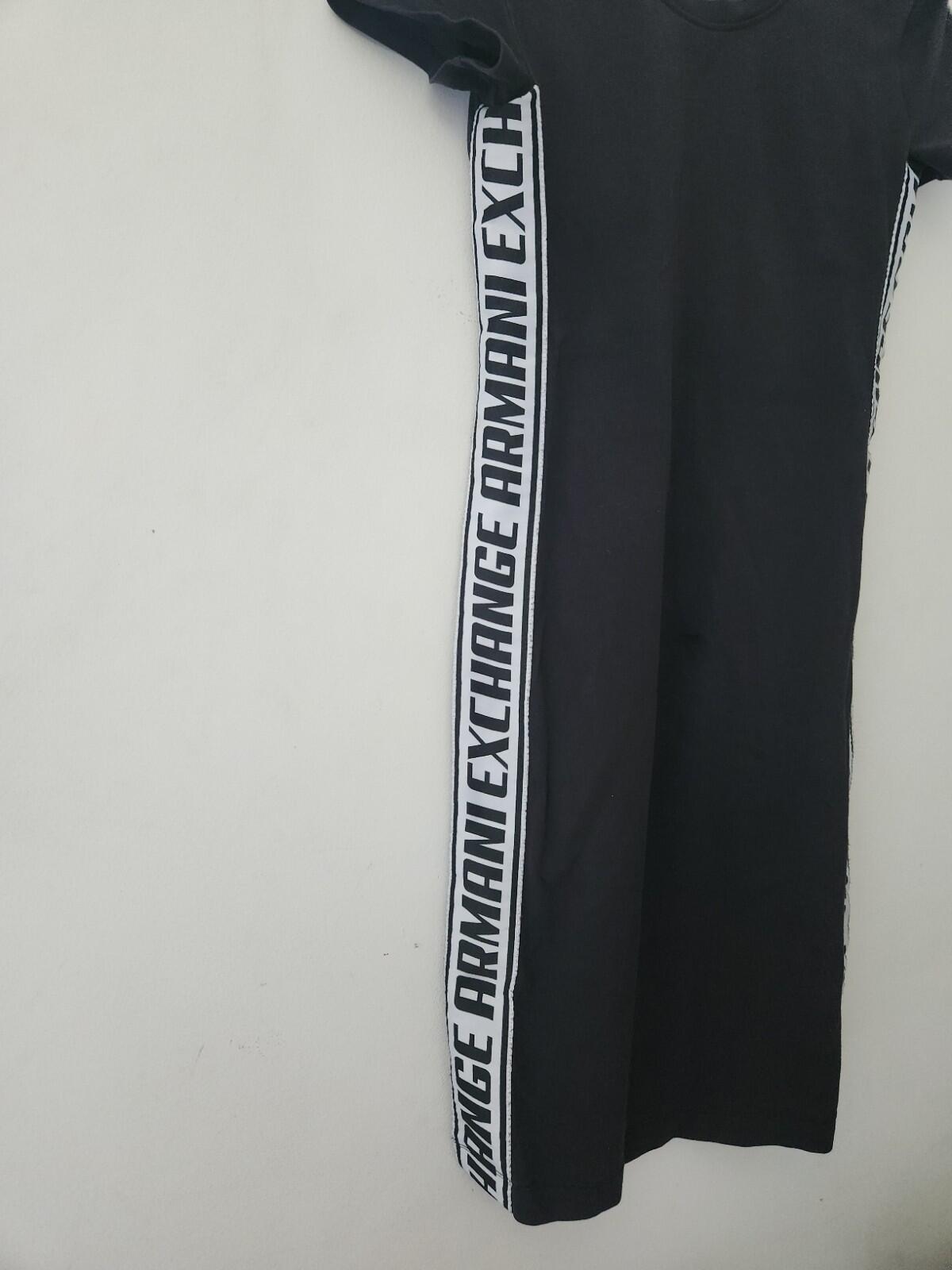 ARMANI EXCHANGE Slim Kleid Verkaufspreis 75 £ Größe Eur 36 UK 8 US S Schwarz