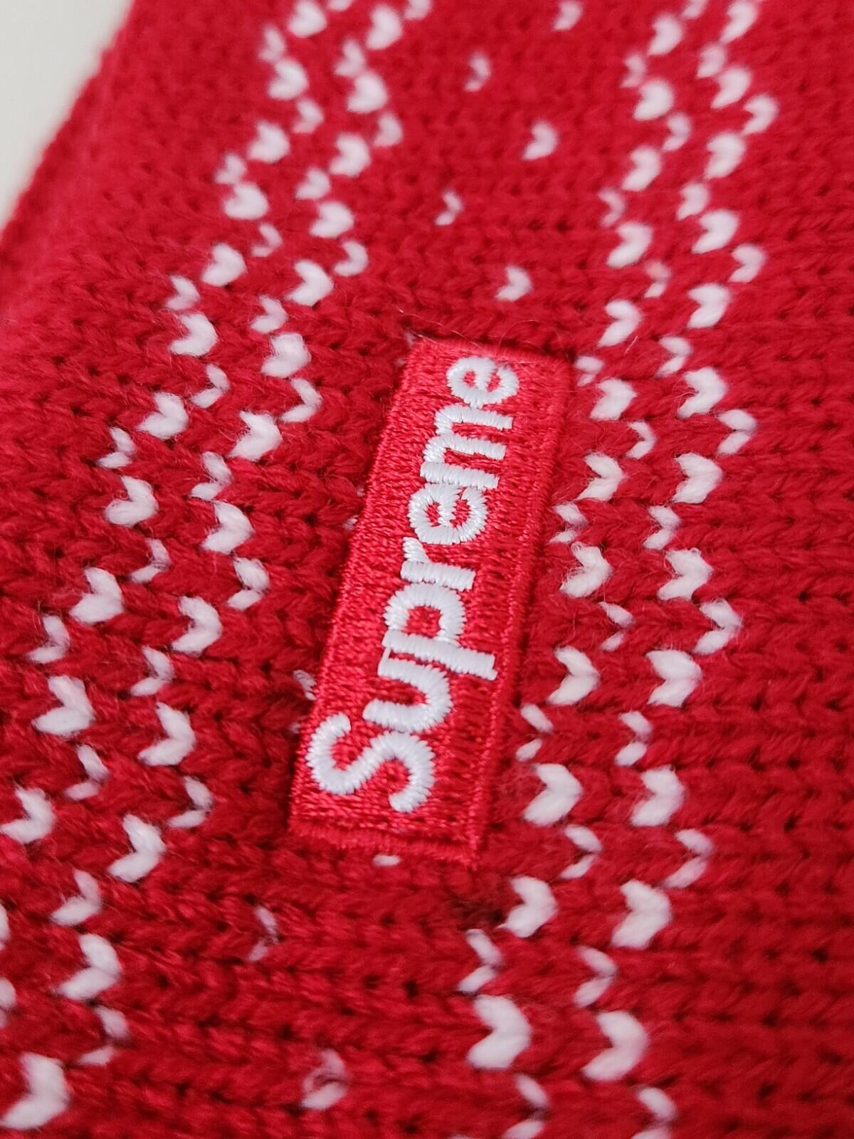 FW17 Supreme New Era Arc Logo Red Headband