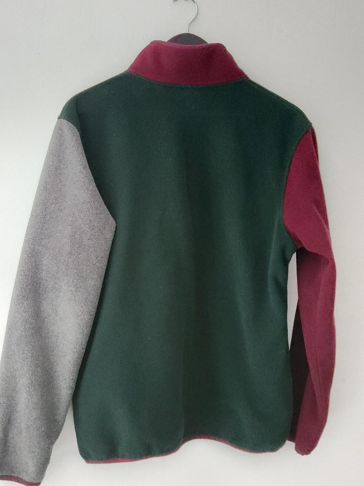 FW16 Supreme Polartec Fleece Color Blocked Half Snap Size M Medium Pullover Rare