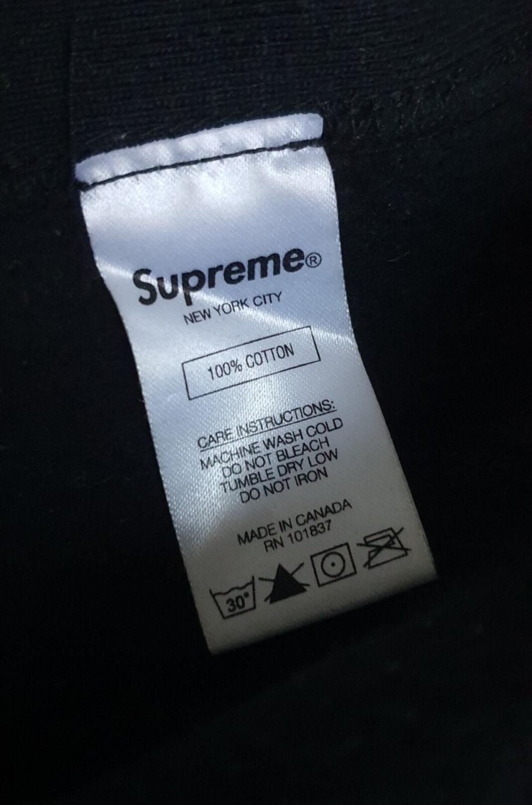 FW19 Supreme The Most hooded sweatshirt size M medium hoodie Black Hoody