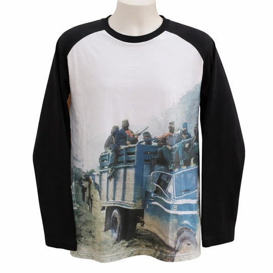 Camiseta de manga larga tipo raglán de Supreme Shawn Mortensen Zapatista de 2005, talla L