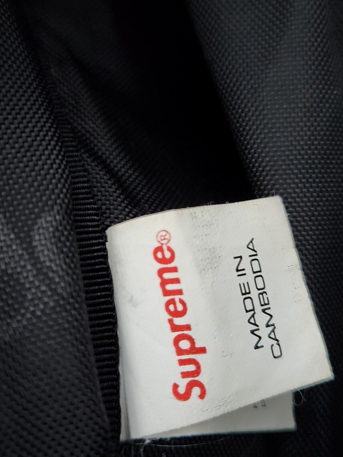 SS22 Supreme Sling Bag Black Water Resistant