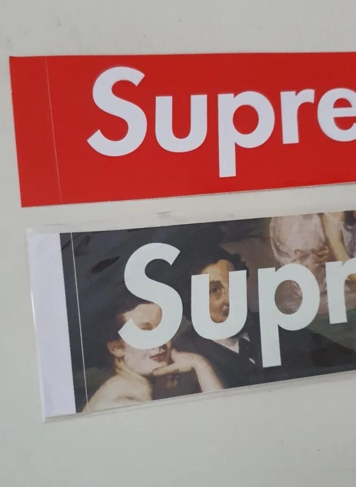 SS14 Supreme Le Bain pegatina de logotipo en caja vintage 2014 en funda protectora 1x Raro