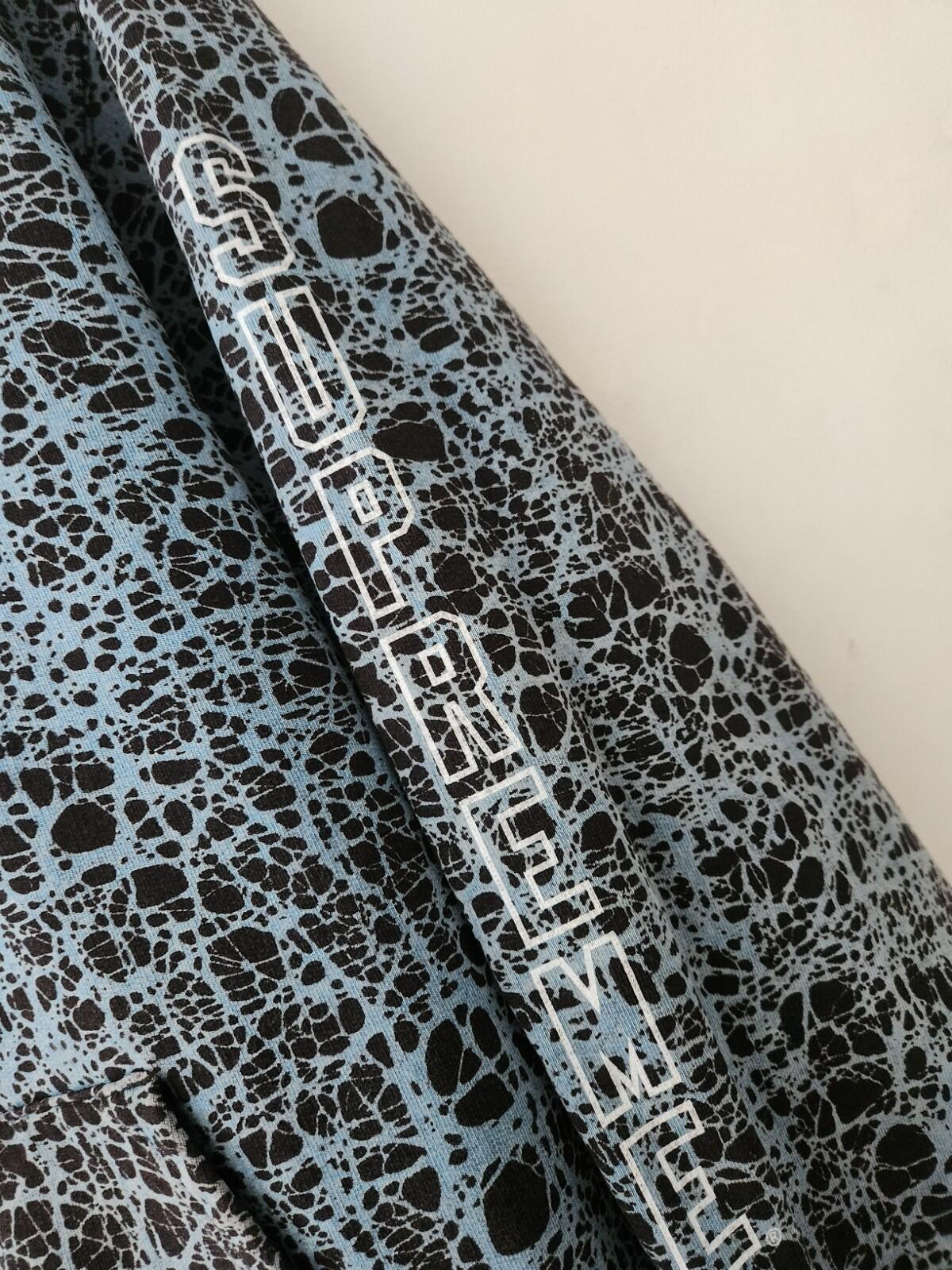 SS19 Supreme Marble hooded sweatshirt size XL hoodie blue