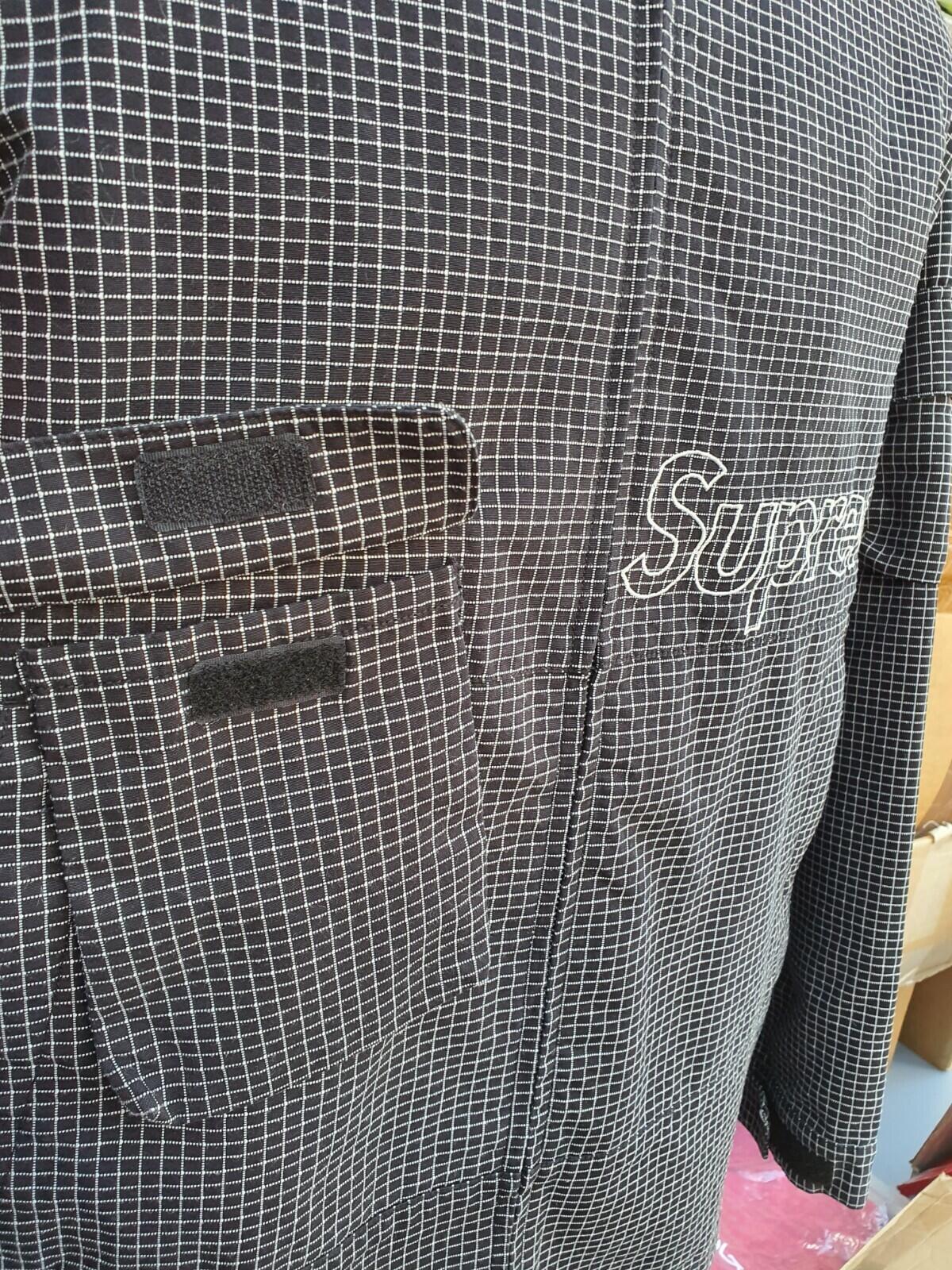 SS20 Supreme Ripstop Utility Jacket Black Size M
