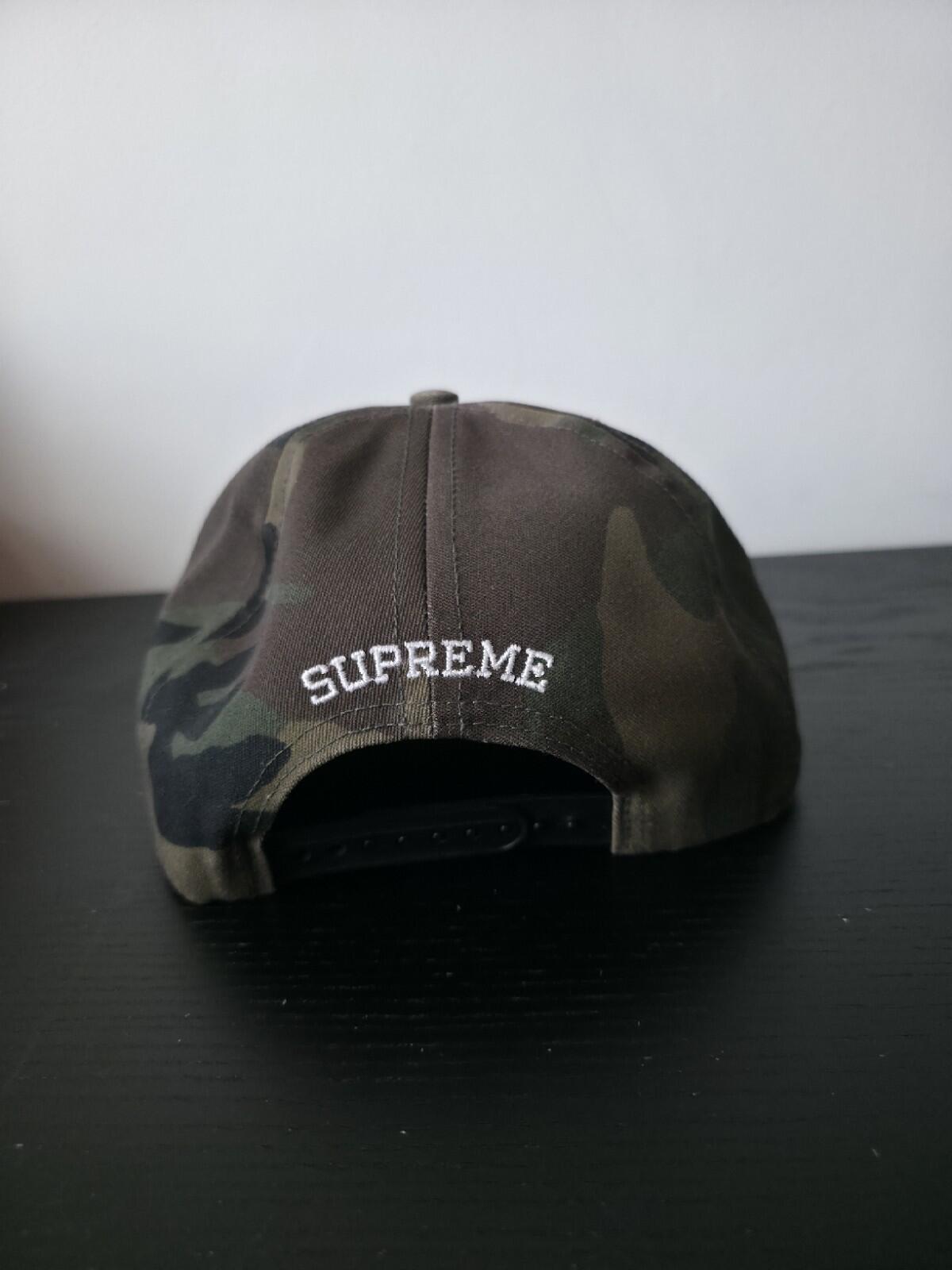 SS13 Supreme Eye Of Horus 5-panel Cap Woodland Camo