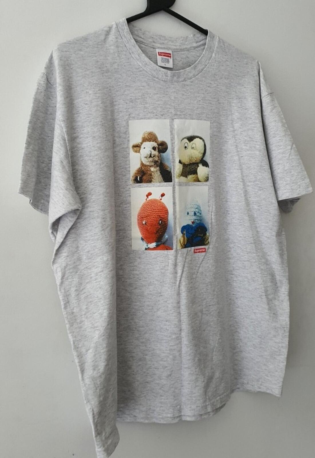FW18 Supreme Mike Kelley Ahhyouth! Tee Ash Grey Größe L
