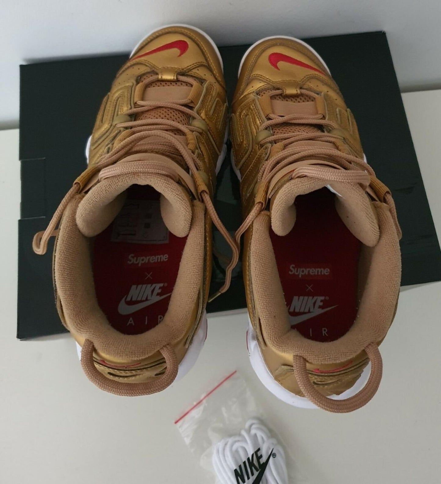 SS17 Supreme x Nike Air More Uptempo Suptempo UK 7.5 US 8.5 EUR 42 lot Trainers