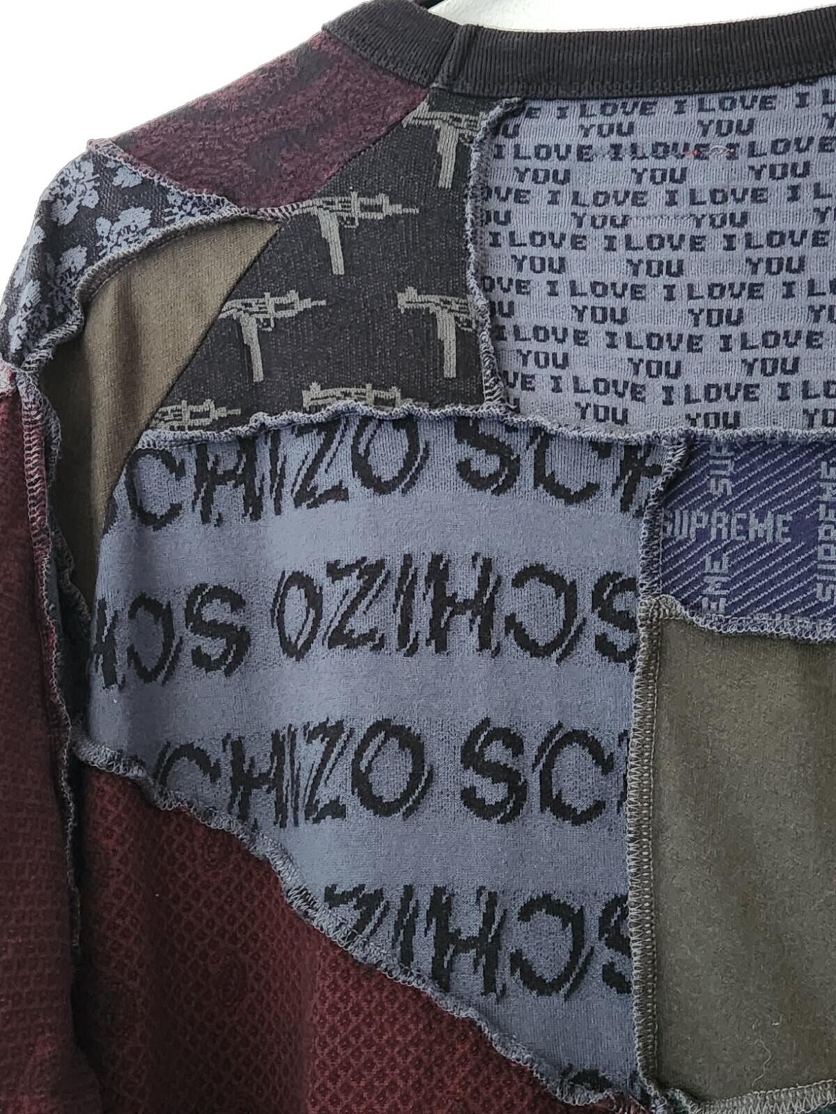 SS23 Supreme Patchwork Jacquard L/S sleeve L Large Jumper Crewneck XL