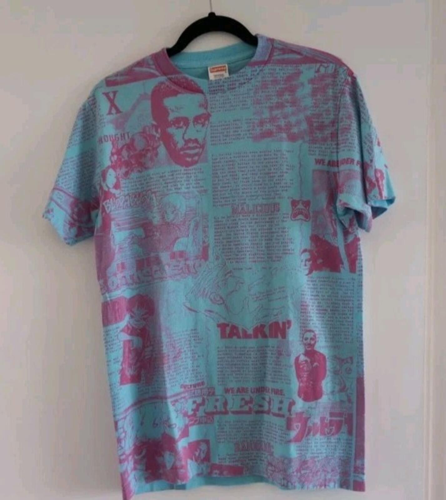 SS07 Supreme Malcolm X Ultraman Anime Manga Tee Size M