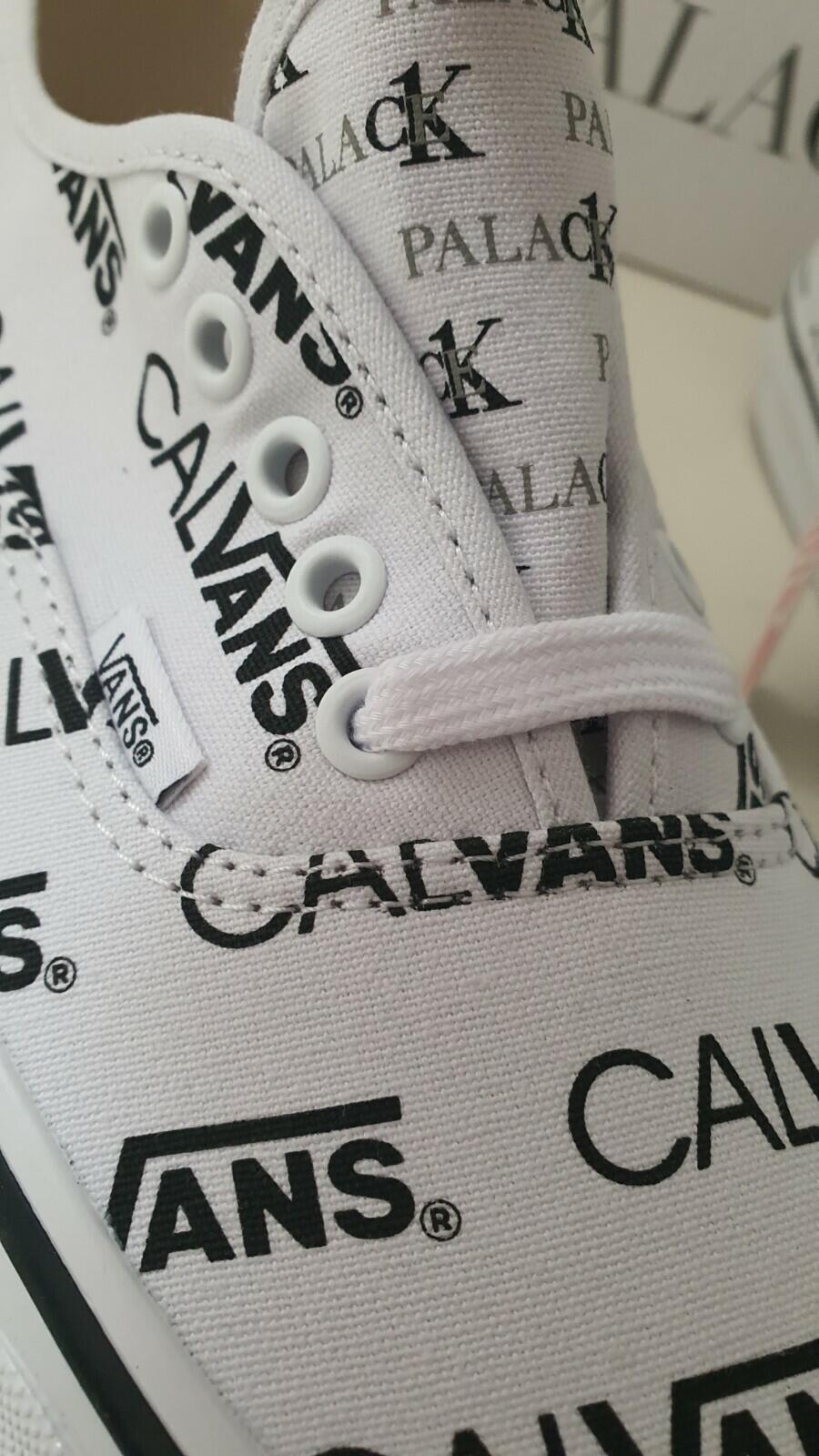 SS22 Palace Vans Calvin Klein CK1 Calvans Authentic US 11 UK 10 EUR 44.5 white