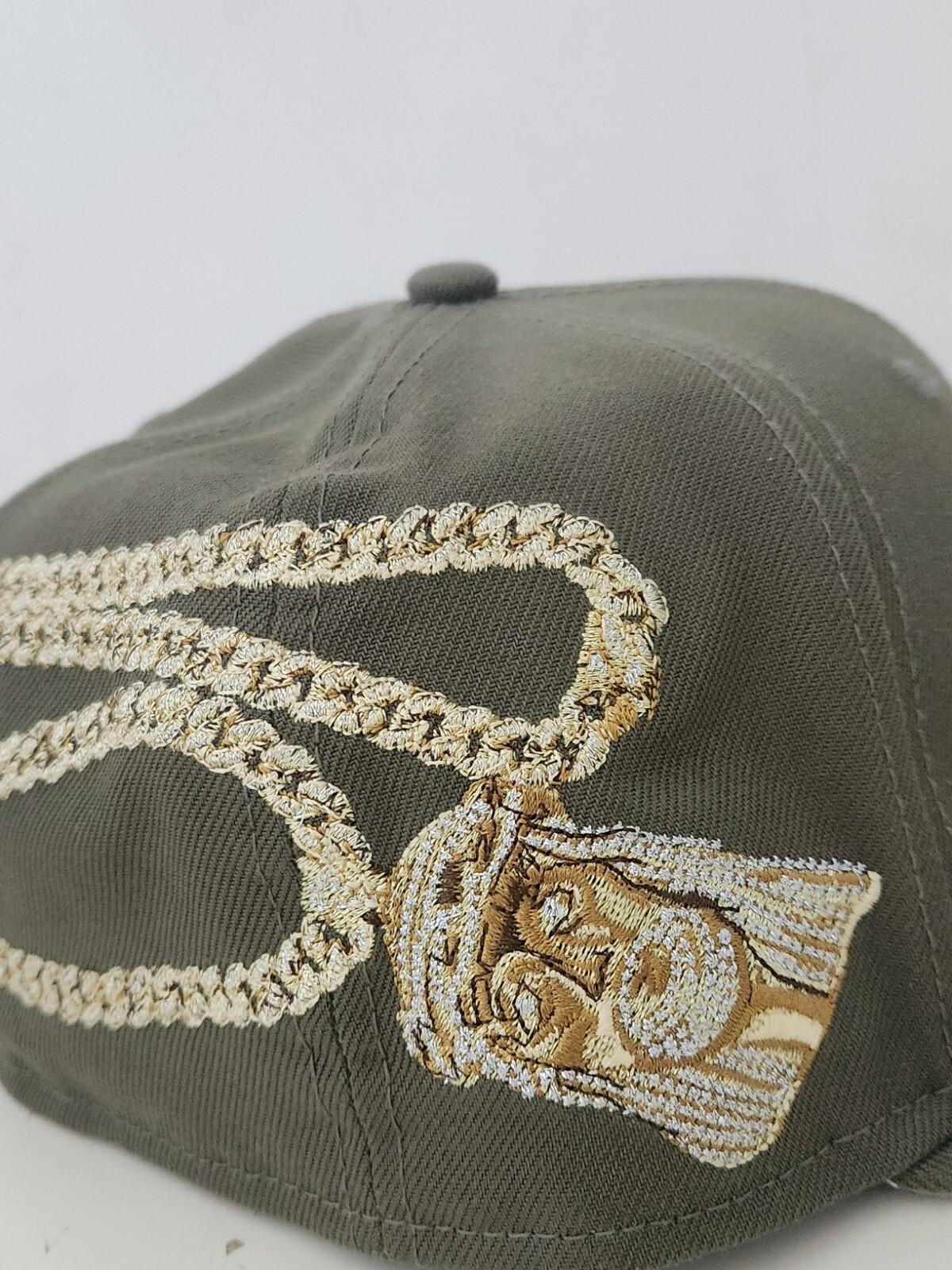 FW23 Supreme Jesus Piece S Logo New Era 59Fifty Hat Olive Size 7 1/4