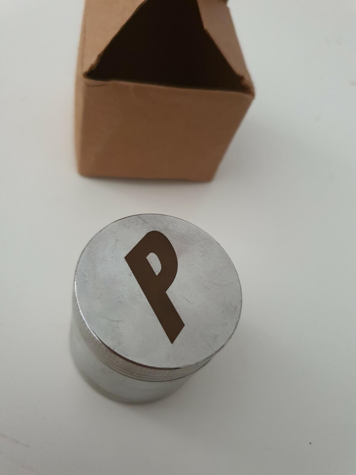 SS16 Palace Skateboards P mini grinder metal silver Rare