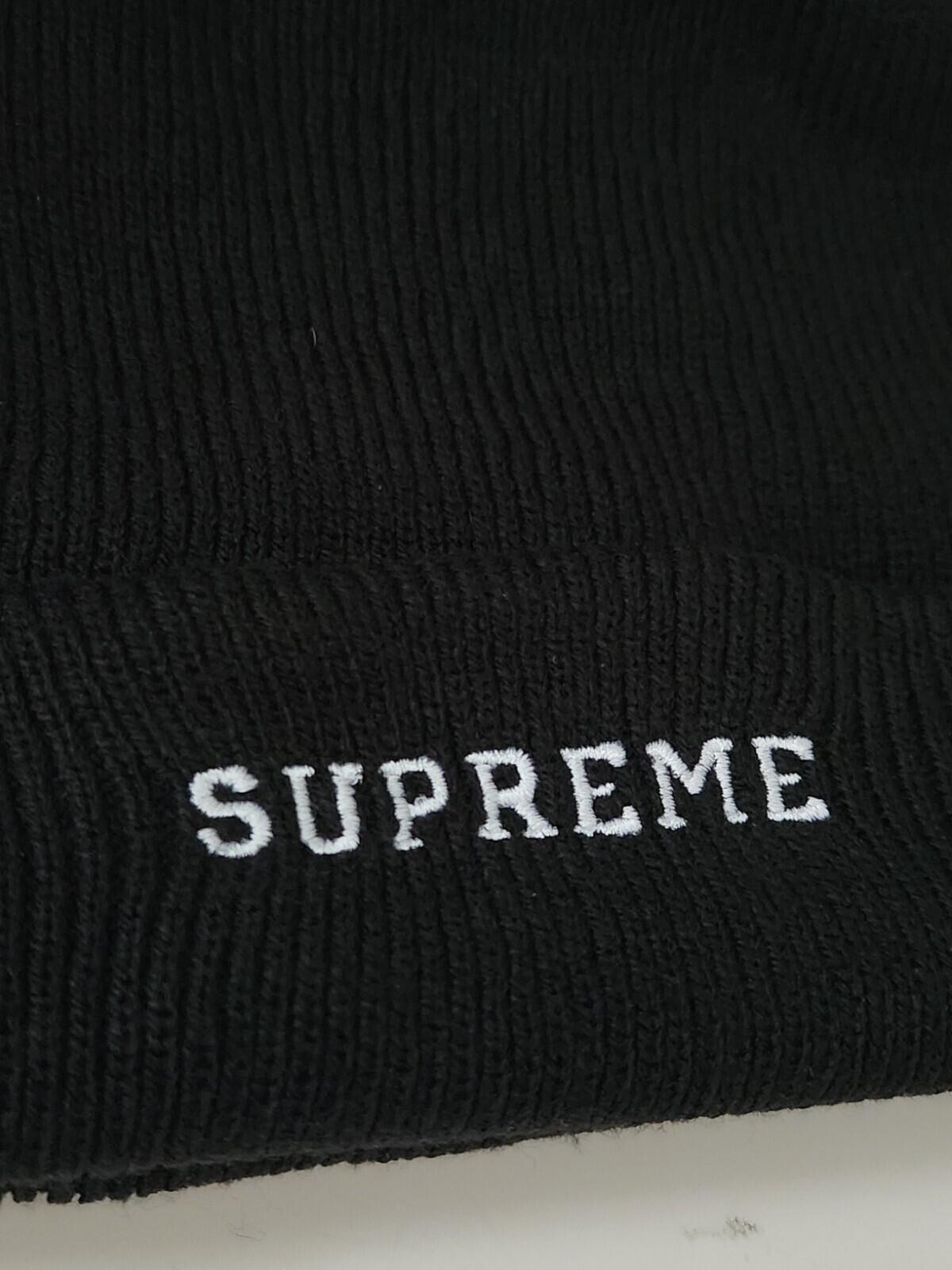 FW16 Supreme x Timberland Beanie Black