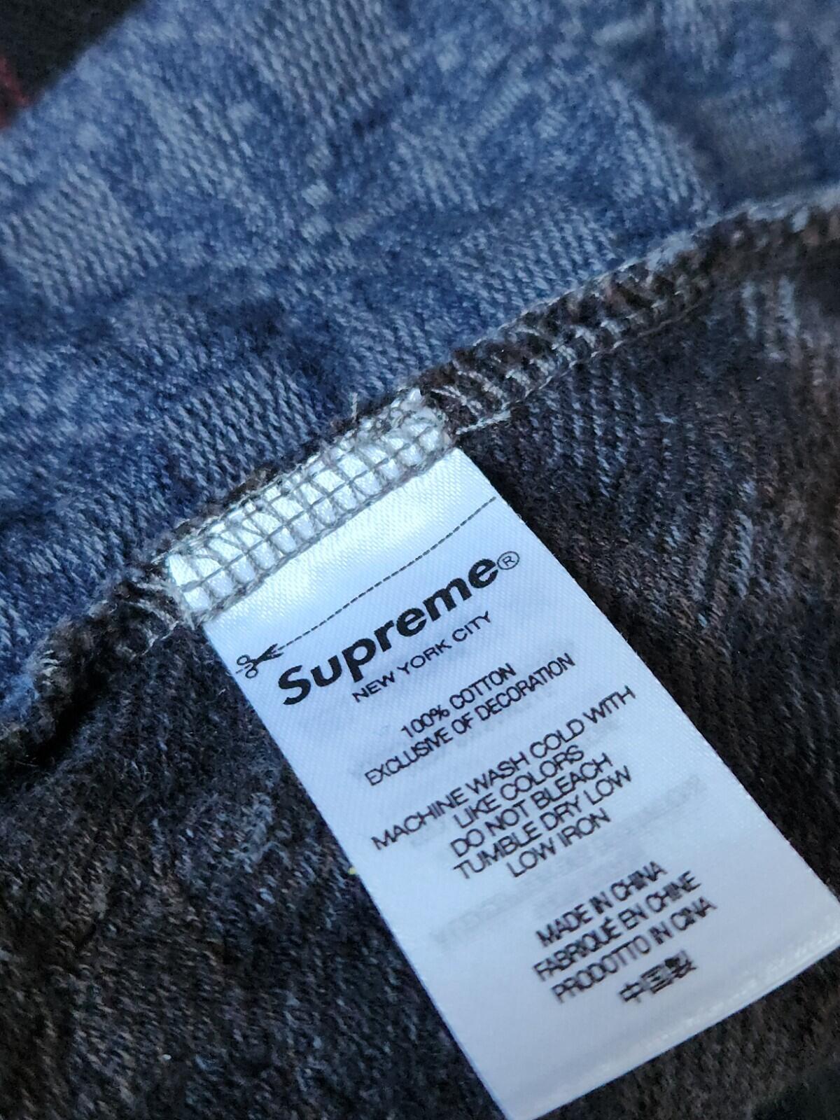 SS23 Supreme Patchwork Jacquard L/S sleeve L Large Jumper Crewneck XL