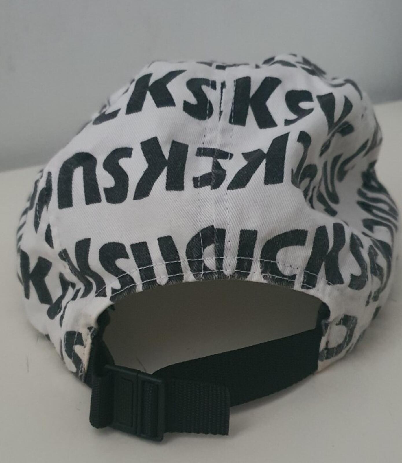 FW16 Supreme Suck camp cap white hat