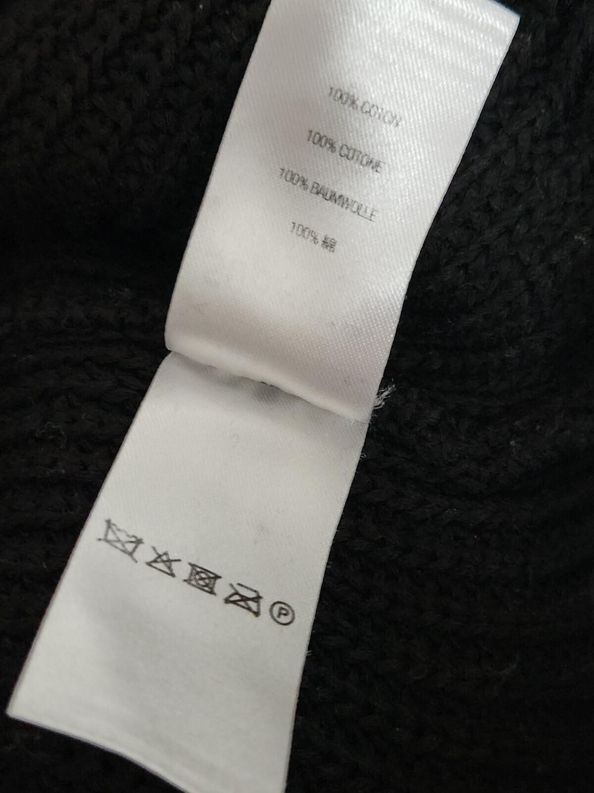 FW23 Supreme Small Box Ribbed Sweater Größe L large Black