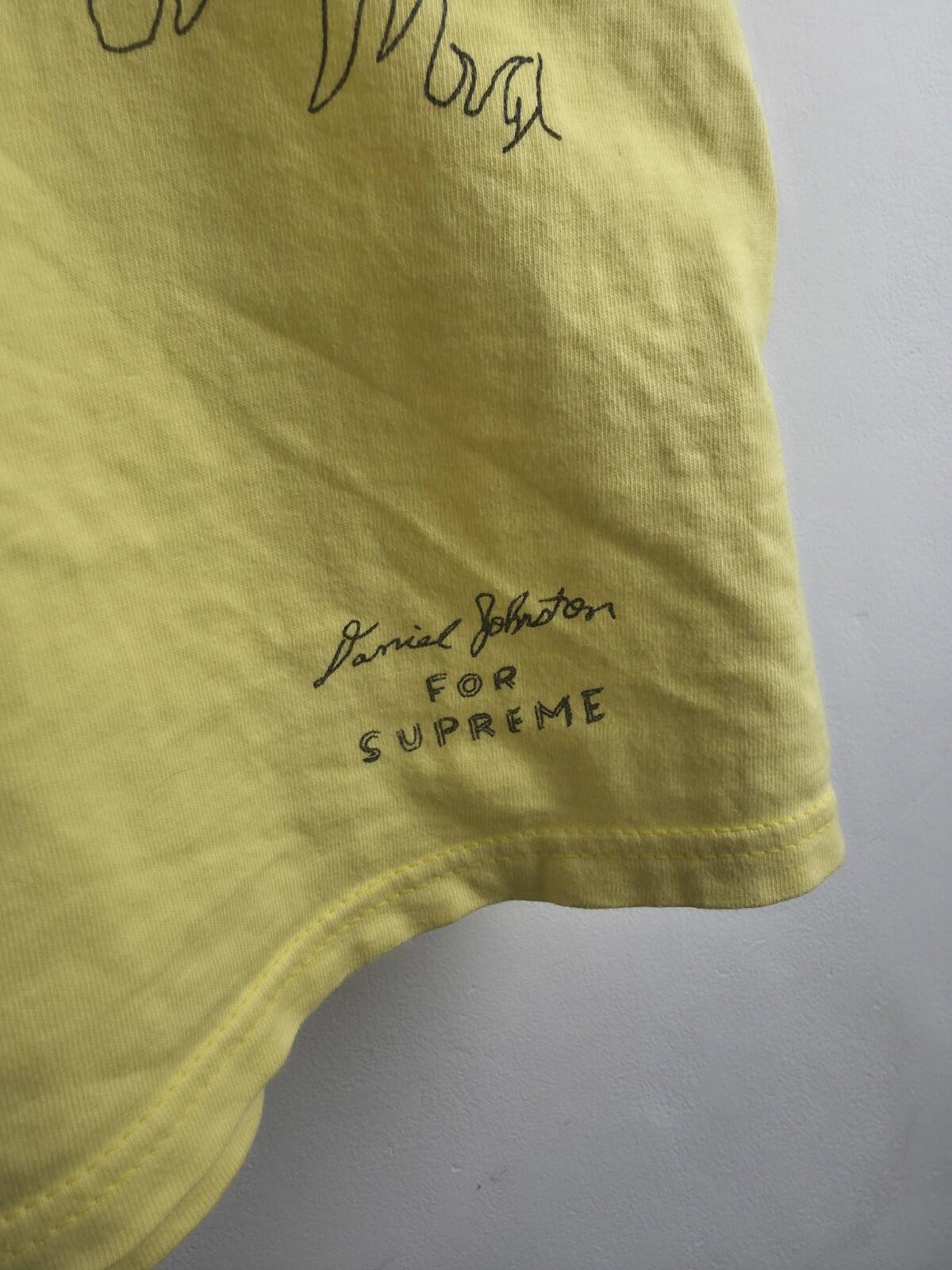 SS12 Supreme Daniel Johnston Captain Fight Tee Yellow Size M