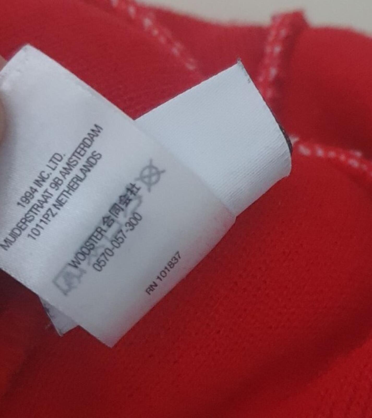 FW21 Supreme x WTAPS beanie Red White Hat