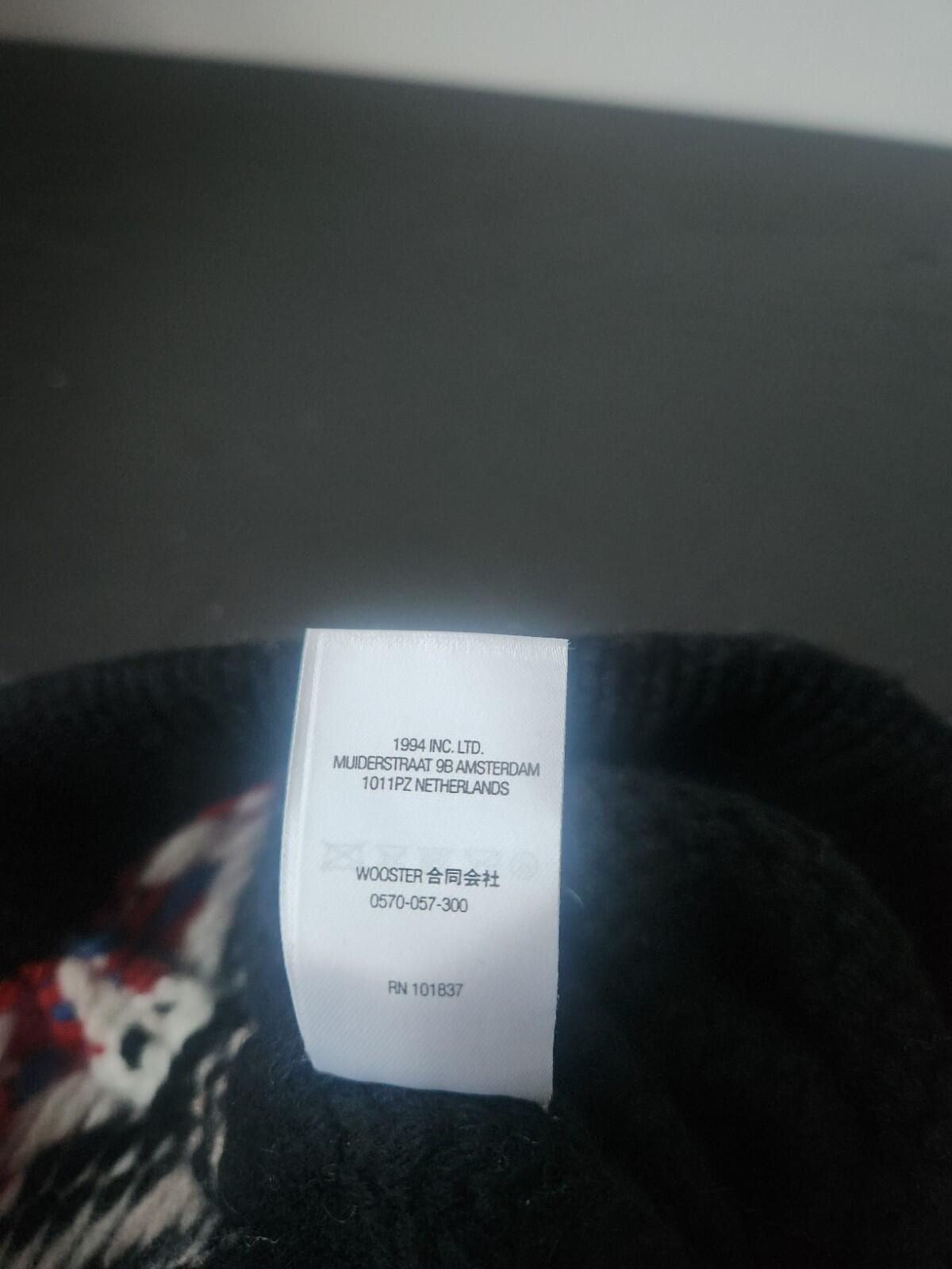 FW22 Supreme Tassel Beanie Wool Black Hat