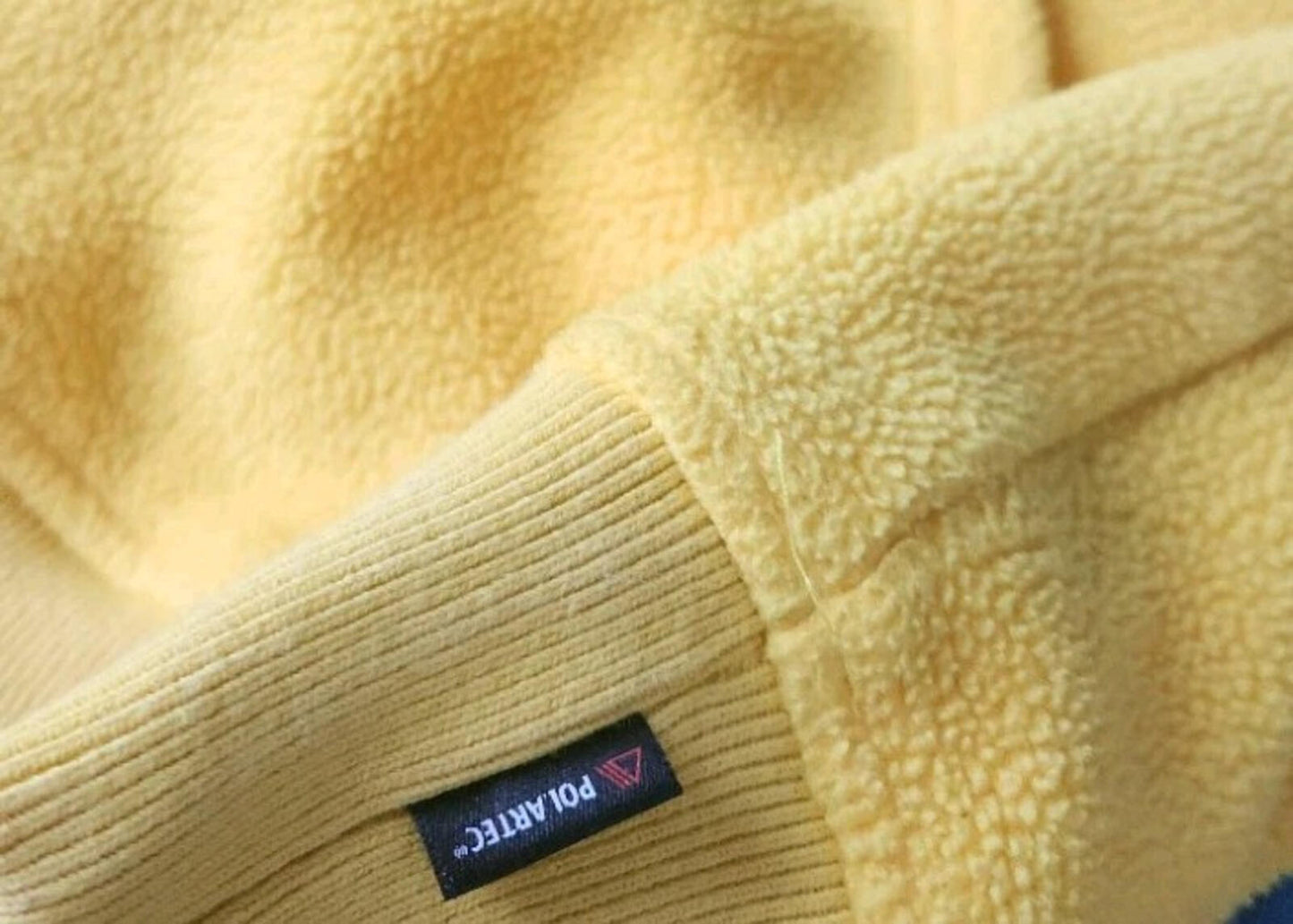 FW18 Supreme Polartec Hooded Sweatshirt Fleece Yellow M
