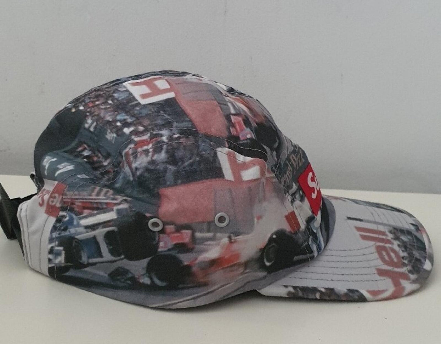 SS19 Supreme Grand Prix camp cap box logo Formula Hat