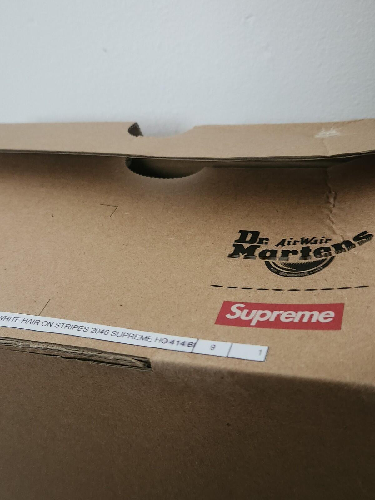 SS21 Supreme Dr. Martens Split Toe 5 Eye Zebra PR SAMPLES UK 9 US 10 EUR 43 New