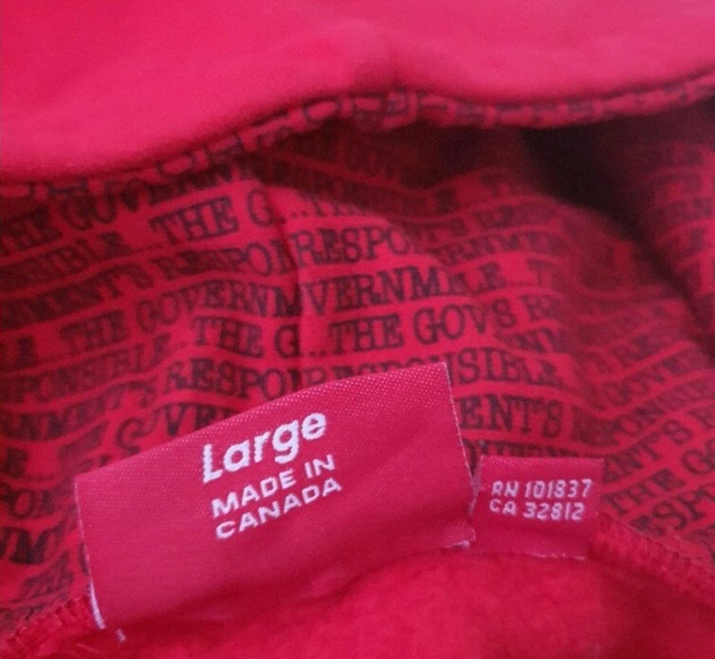 FW06 Supreme x Public Enemy Full Zip Hooded Sweatshirt Red Size L
