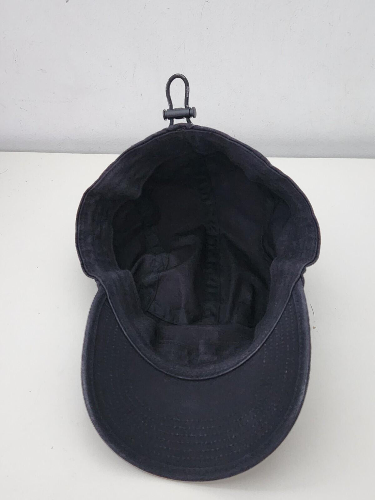 FW21 Supreme Shockcord Camp Cap Hat Black Box logo