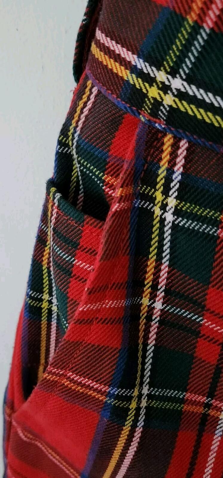 FW17 Supreme work pant Slim 32 Red Stewart Tartan Plaid trousers pants W32 L28