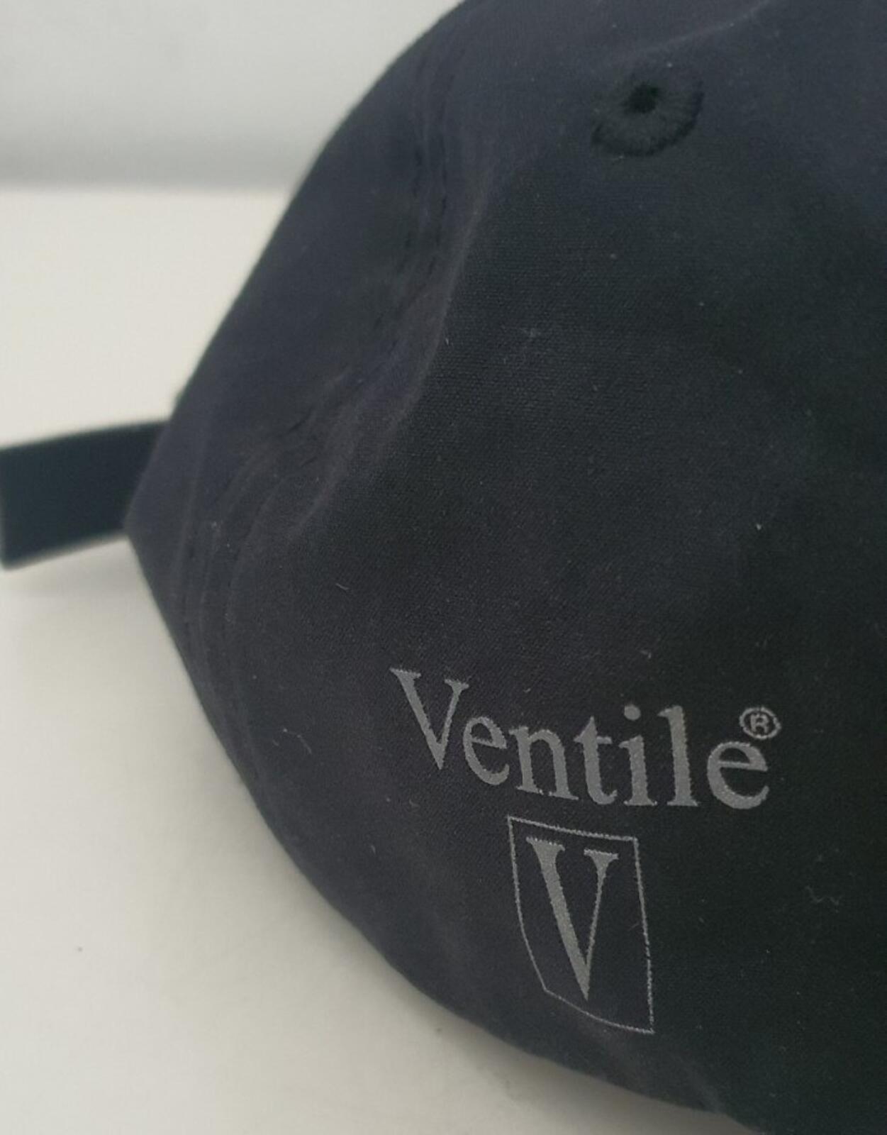 FW21 Supreme Ventile S Logo 6-panel Cap Wasserabweisende Kappe Schwarz Reflektierend
