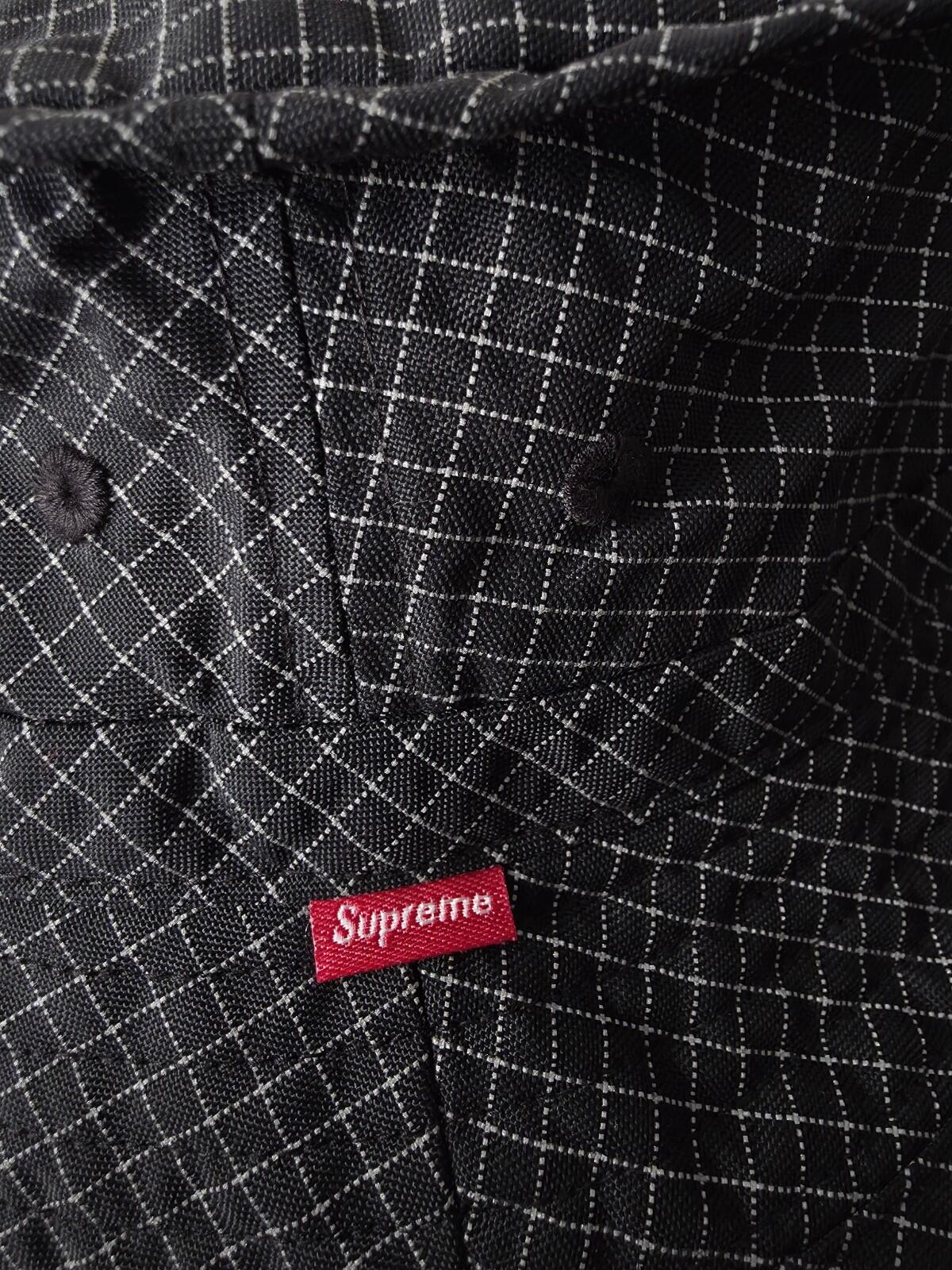 FW18 Supreme Reflective Ripstop Low Crusher Hat Black Size M / L