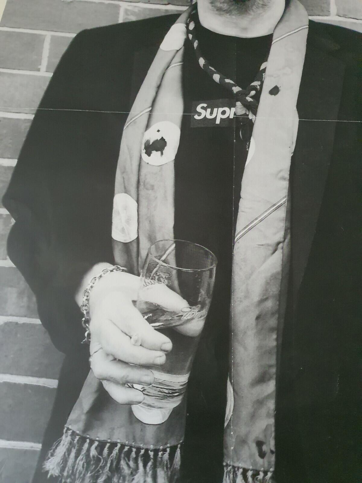 FW13 Supreme x Shane MacGowan poster Musician Vintage Rare 2013 Accessory