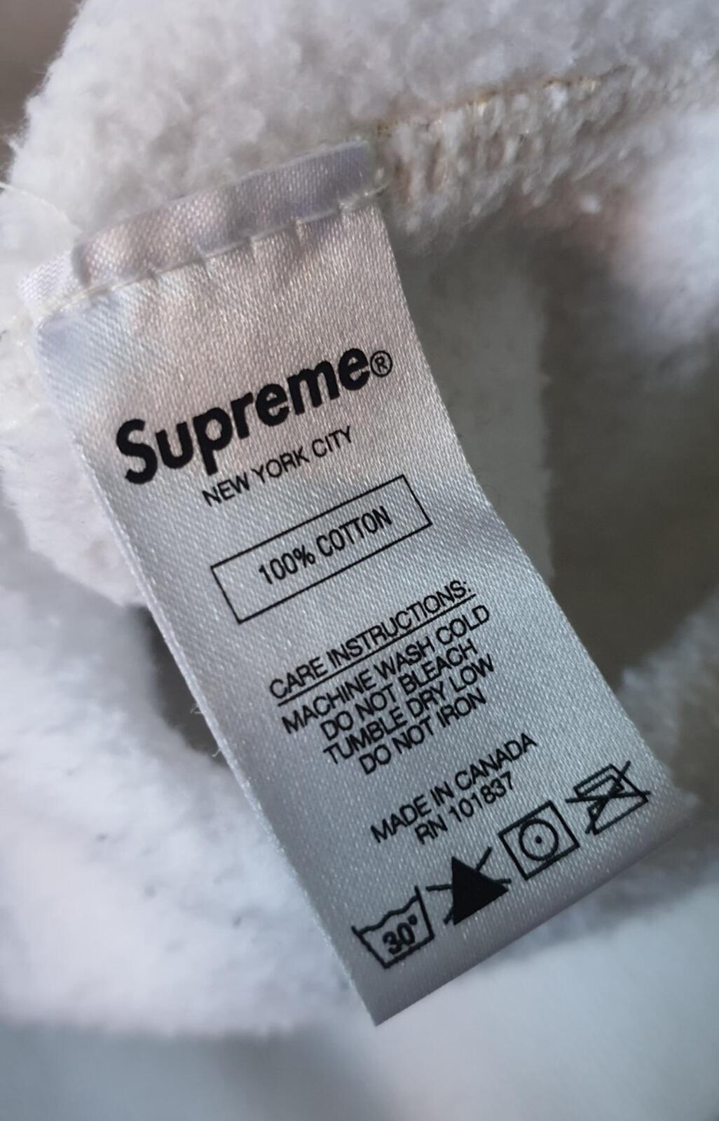 SS17 Supreme Thrills weißer Kapuzenpullover M Hoodie