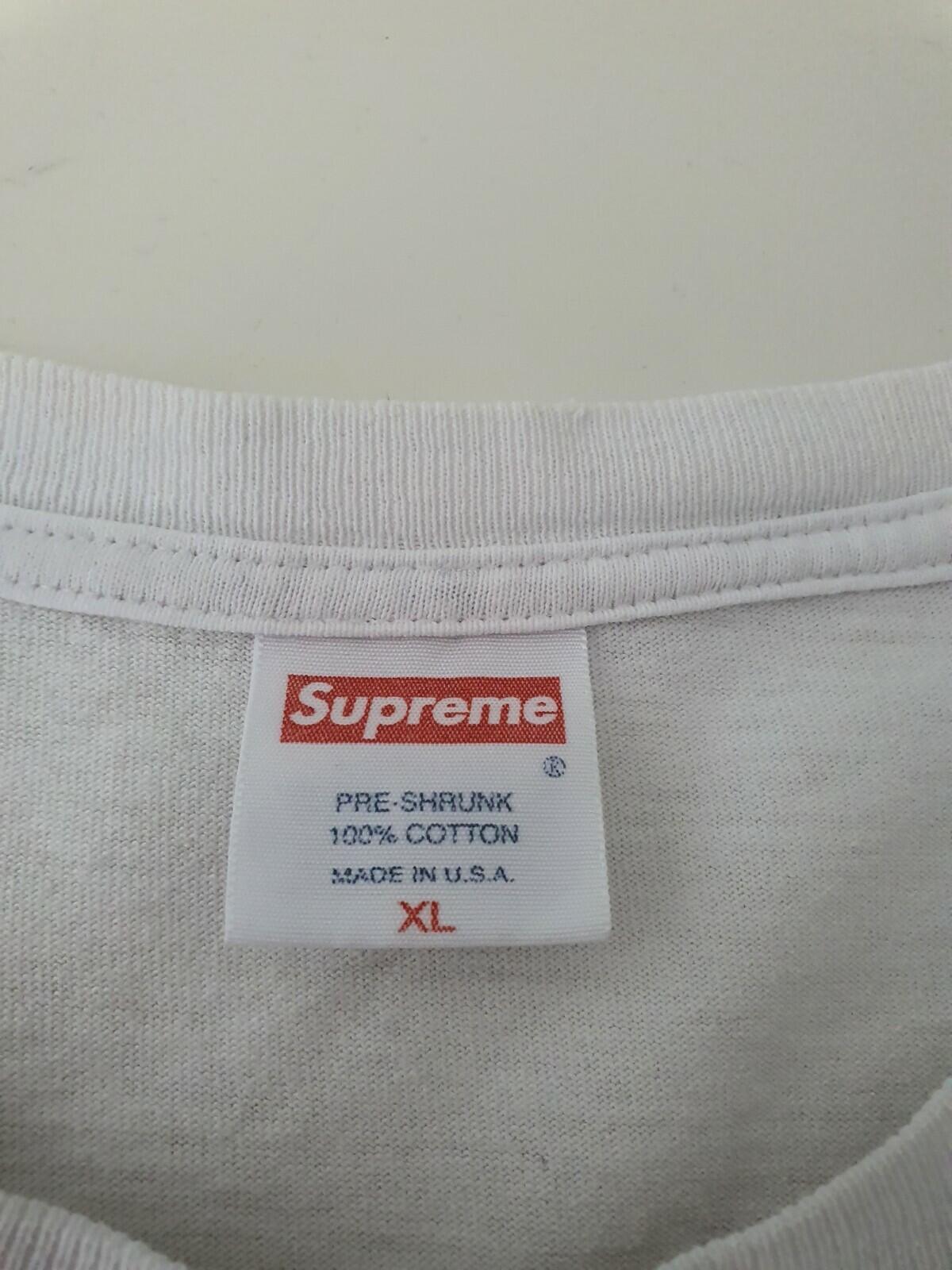 2004 Supreme Larry Clark Fuc* Bush tee white T-shirt size XL Vintage Very Rare