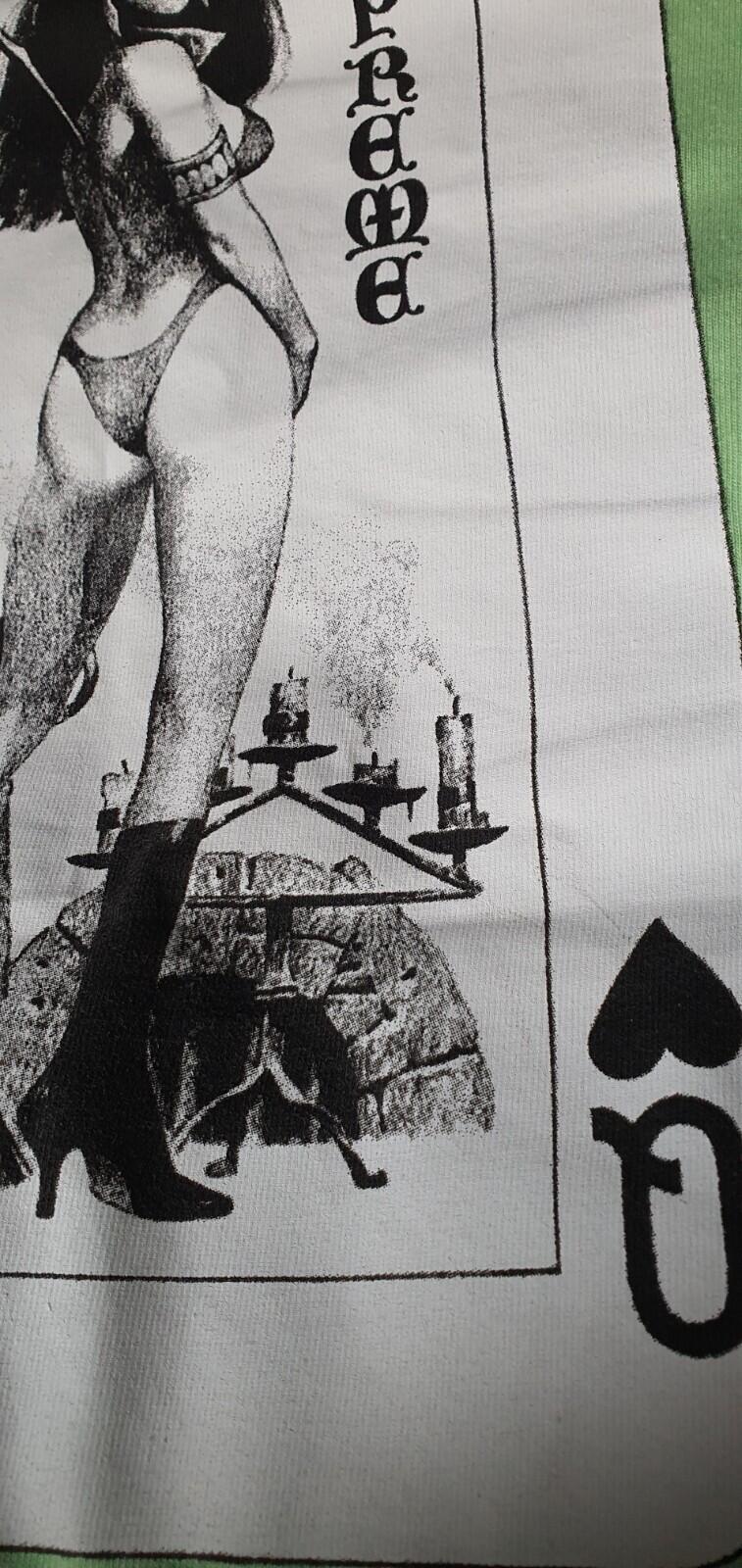 SS17 Supreme Vampirella Card tee M medium light green lime t-shirt