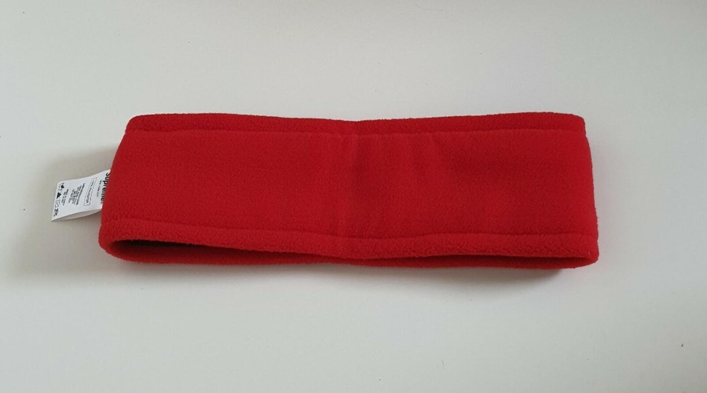FW16 Supreme New York Fleece Red Headband Accessory