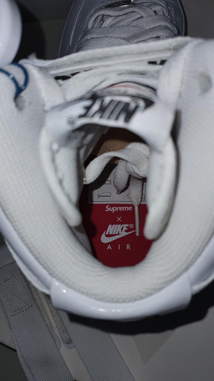 FW14 Supreme Nike Air Force 1 Hi US 9 UK 8 EU 42.5 Sneaker Schuhe Lot Weiß Selten