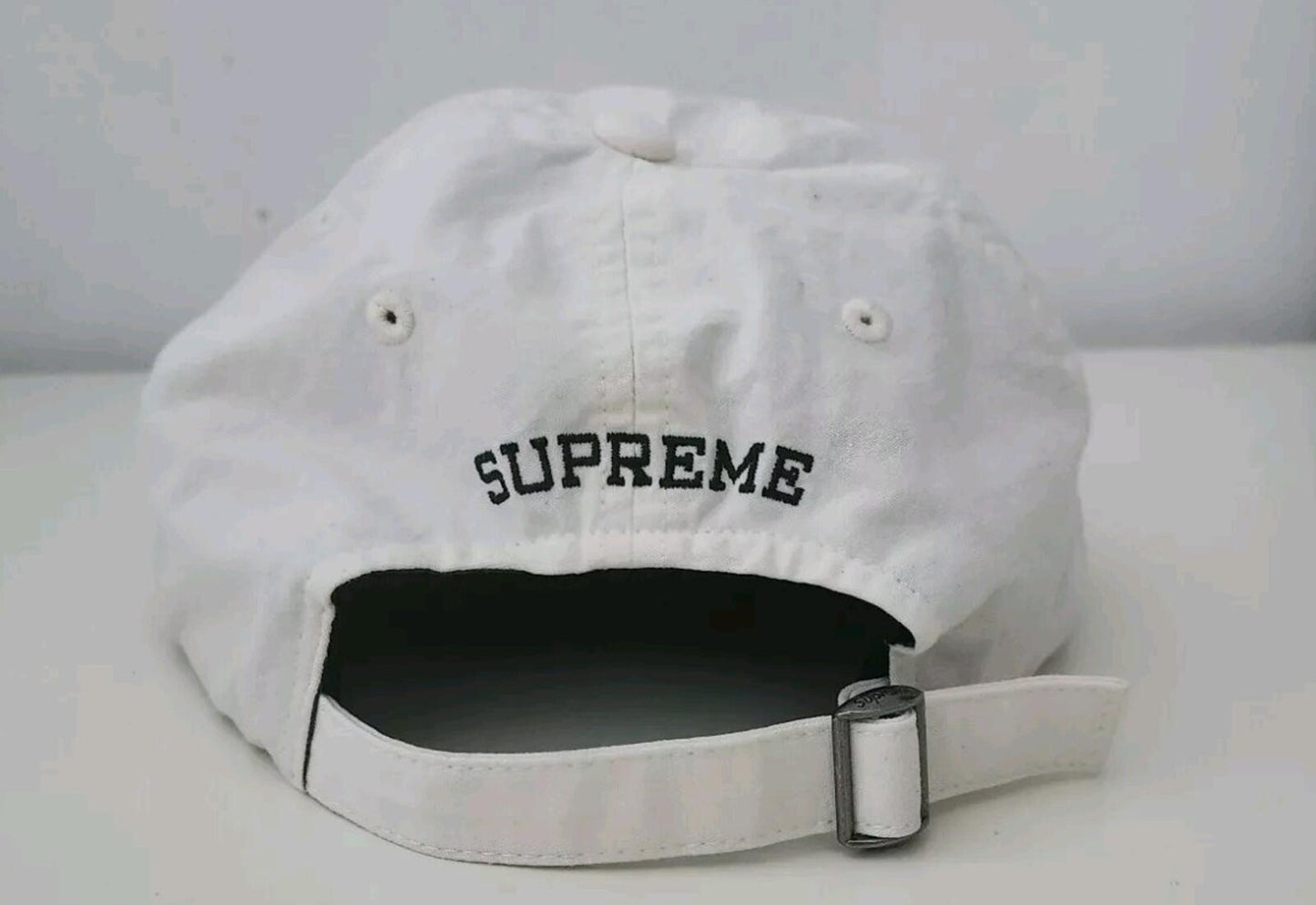 FW20 Supreme GORE-TEX S Logo 6-Panel wasserdichte atmungsaktive Natur-Mütze weiße Kappe