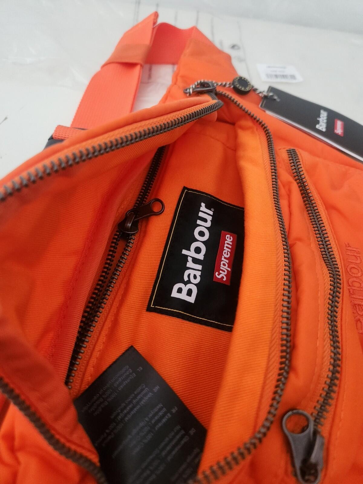 HW20 Supreme Barbour Gürteltasche aus gewachster Baumwolle wasserabweisend