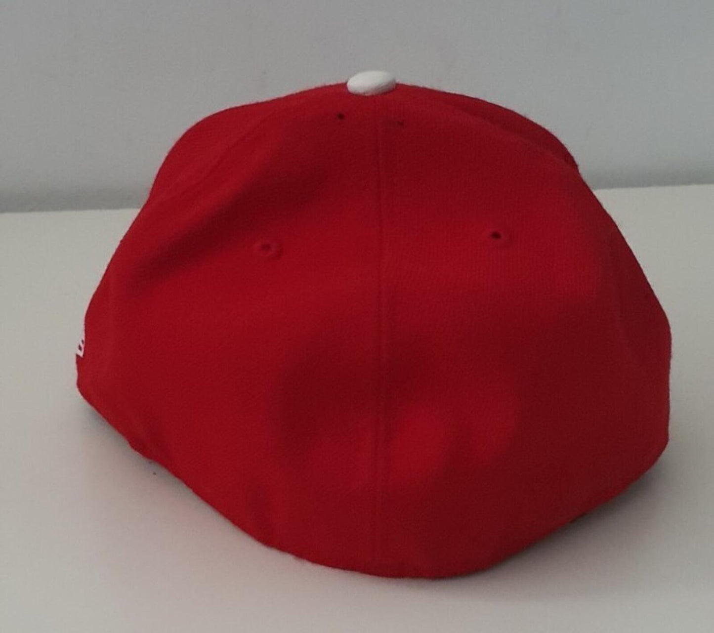 SS12 Supreme NO 1 Script New Era 59fifty fitted cap size 7 1/8 Red hat Vintage