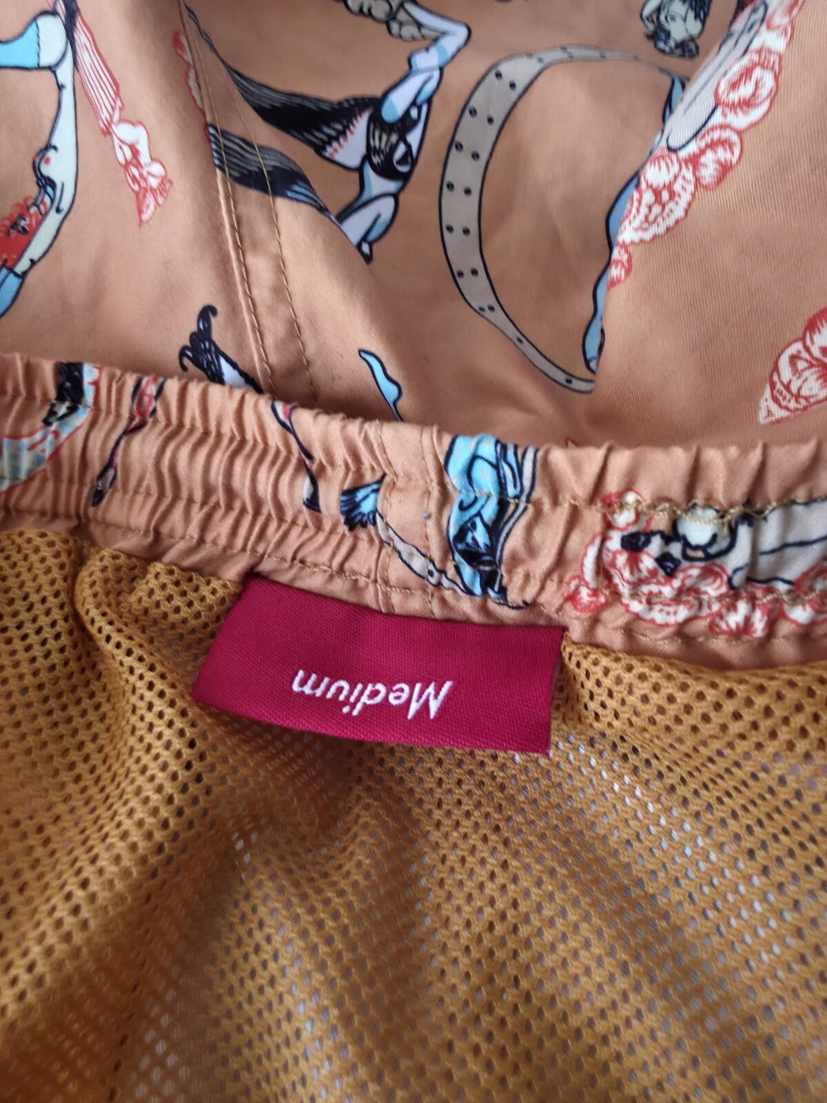 SS18 Supreme Alphabet Water Short Peach M Original artwork by Erte. ©Sevenarts